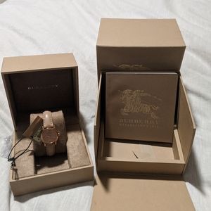 Burberry pink watch